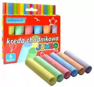 Kreda - kreda chodnikowa jumbo 6 kolorów - miniaturka - grafika 1