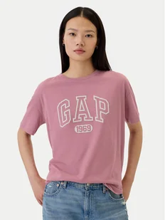 Gap T-Shirt 500012-03 Różowy Oversize - Koszulki i topy damskie - miniaturka - grafika 1