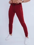 Spodnie damskie - Spodnie damskie dresowe JULIET bordowe Dstreet UY0823-M/L - miniaturka - grafika 1