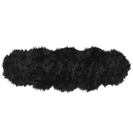 Dywany - Sztuczna Skóra Owcza Czarna Mamungari - miniaturka - grafika 1