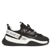 Sneakersy męskie - Sneakersy Versace Jeans Couture 78YA3SN2 Czarny - miniaturka - grafika 1