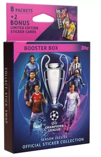 Champions League UEFA Booster Box z Naklejkami - Czasopisma - miniaturka - grafika 1