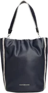 Torebki damskie - Tommy Hilfiger Damska torba TH SOFT SUMMER BUCKET AW0AW17540, niebieska (Space Blue), OS, Niebieski (Space Blue), One Size - miniaturka - grafika 1