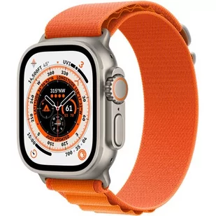 Apple Watch Ultra GPS + Cellular 49mm Tytan MNHH3WB/A Pomarańczowy - Smartwatch - miniaturka - grafika 1