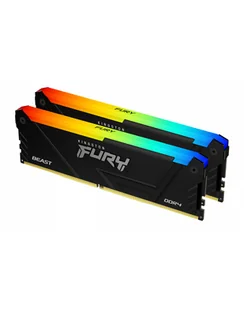 kingston Pamięć DDR4 Fury Beast RGB 32GB(2*16GB)/3200 CL16 - Pamięci RAM - miniaturka - grafika 1