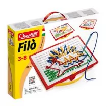 Quercetti FILO WYSZYWANIE SZNURKIEM QU-0570 - Zabawki interaktywne dla dzieci - miniaturka - grafika 1
