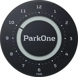 ParkOne 2 FS26 Parking Disc - Carbon Black - Tory, garaże, parkingi - miniaturka - grafika 1