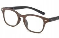Okulary korekcyjne, oprawki, szkła - Okulary korekcyjne drewno do czytania plusy +2 - miniaturka - grafika 1