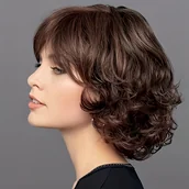 Pozostałe akcesoria fryzjerskie - TEMU Elegancka krótka peruka dla kobiet - 10" odporna na ciepło syntetyczna włos, naturalny wygląd pełna peruka z regulowaną siatką, idealna do - miniaturka - grafika 1