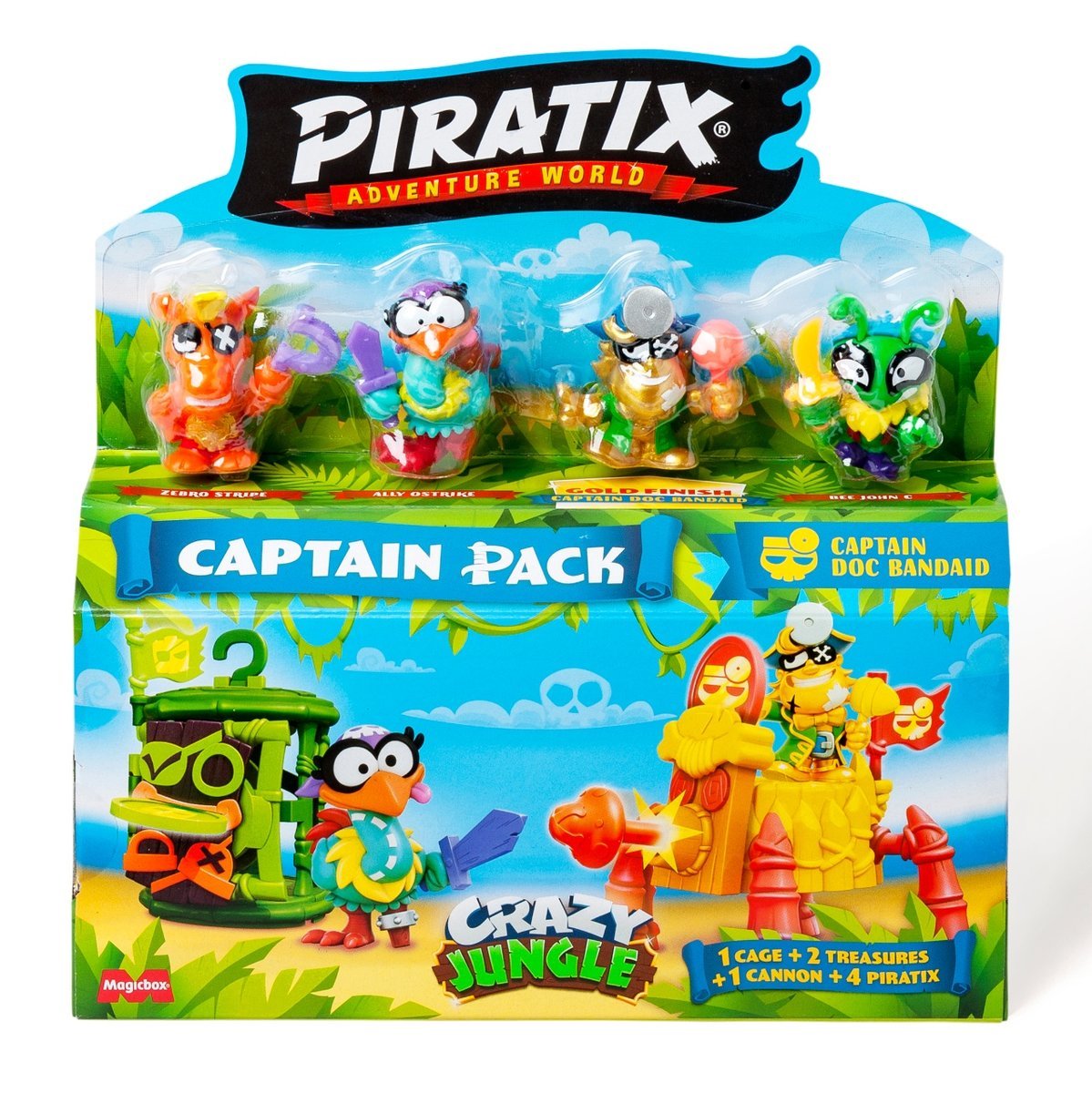 Piratix Crazy Jungle - Captain Pack Captain Doc Bandaid