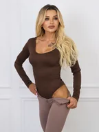 Body - BODY MODELUJĄCE NA DŁUGI RĘKAW- BRĄZOWE - Olika - miniaturka - grafika 1