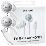 Słuchawki - Samsung AKG Type-C BIAŁE - miniaturka - grafika 1