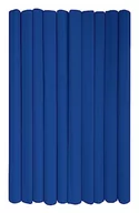 Szkolne artykuły papiernicze - Interdruk - Bibuła marszczona w rolkach do prac plastycznych dla dzieci, DIY i dekoracji - Zestaw 10 rolek (50 cm x 200 cm, 28 g/m2) - 17 niebieska - miniaturka - grafika 1