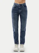 Spodnie damskie - Pieces Jeansy Bella 17147970 Niebieski Tapered Fit - miniaturka - grafika 1