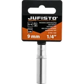 Klucze i nasadki - Jufisto Nasadka 1/4" długa 50 mm, 9 mm - miniaturka - grafika 1