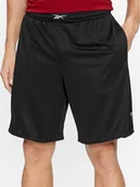 Spodenki męskie - Reebok Szorty sportowe Basketball II0671 Czarny Regular Fit - miniaturka - grafika 1