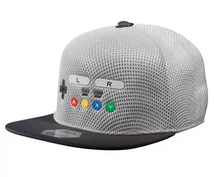 czapka NINTENDO - SNES INSPIRED SEAMLESS FLATBILL - Czapki męskie - miniaturka - grafika 1