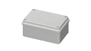elettrocanali Puszka natynkowa samogasnąca gładka z pokrywą 960 stopni C seria 410A IP56 120x80x50 szara EC410C4RA EC410C4RA - Puszki elektryczne i akcesoria - miniaturka - grafika 1