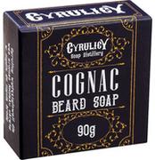 Kosmetyki do golenia - Cyrulicy Beard Soap Cognac Mydło do brody dla mężczyzn 90g - miniaturka - grafika 1
