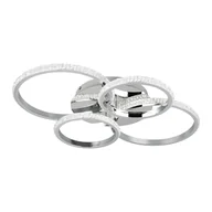 Lampy sufitowe - Lampa sufitowa LED w kolorze srebra 49.5x65.5 cm Cires – Trio - miniaturka - grafika 1