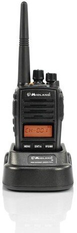 Terminal sieciowy Midland Midland G18 - PMR446 krótkofalówka 8 kan. 446.00625 - 446.09375 MHz Czarny O8011869206658