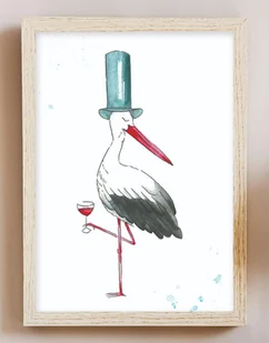 Plakat Zacny Pan Bocian - Obrazy i zdjęcia Plakat Zacny Pan Bocian - Obrazy i zdjęcia - miniaturka - grafika 1