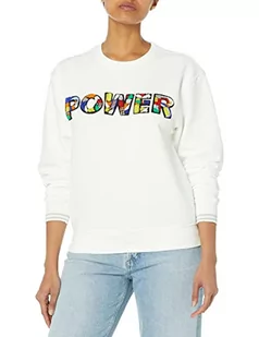 Desigual Bluza damska, biały, M - Bluzy damskie - miniaturka - grafika 1