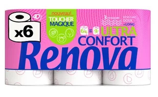 Papier toaletowy Renova Magic Ultra Comfort 6R - Papier toaletowy - miniaturka - grafika 1