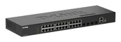 Switche - D-Link DGS-1530-28/E łącza sieciowe Zarządzany L2 Gigabit Ethernet (10/100/1000) Czarny - miniaturka - grafika 1