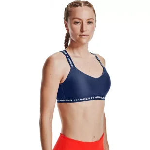 Biustonosz sportowy Under Armour Crossback Low - Bielizna sportowa damska - miniaturka - grafika 1