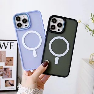 Magnetyczne etui Color Matte Case do iPhone 15 Pro Max - zielony - Etui i futerały do telefonów - miniaturka - grafika 6