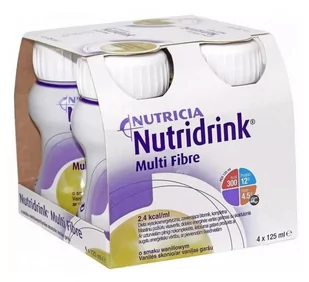 NUTRICIA 4x Multi Fibre o smaku waniliowym 125 m - Żywienie medyczne - miniaturka - grafika 1