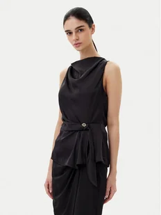 Rinascimento Bluzka CFC0019901002 Czarny Regular Fit - Bluzki damskie - miniaturka - grafika 1