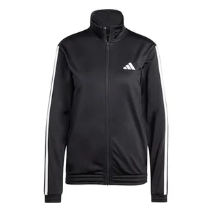 adidas Kobiety TRICOT 3-STRIPES TRACKTOP, black/white, XL - Koszulki i topy damskie - miniaturka - grafika 1