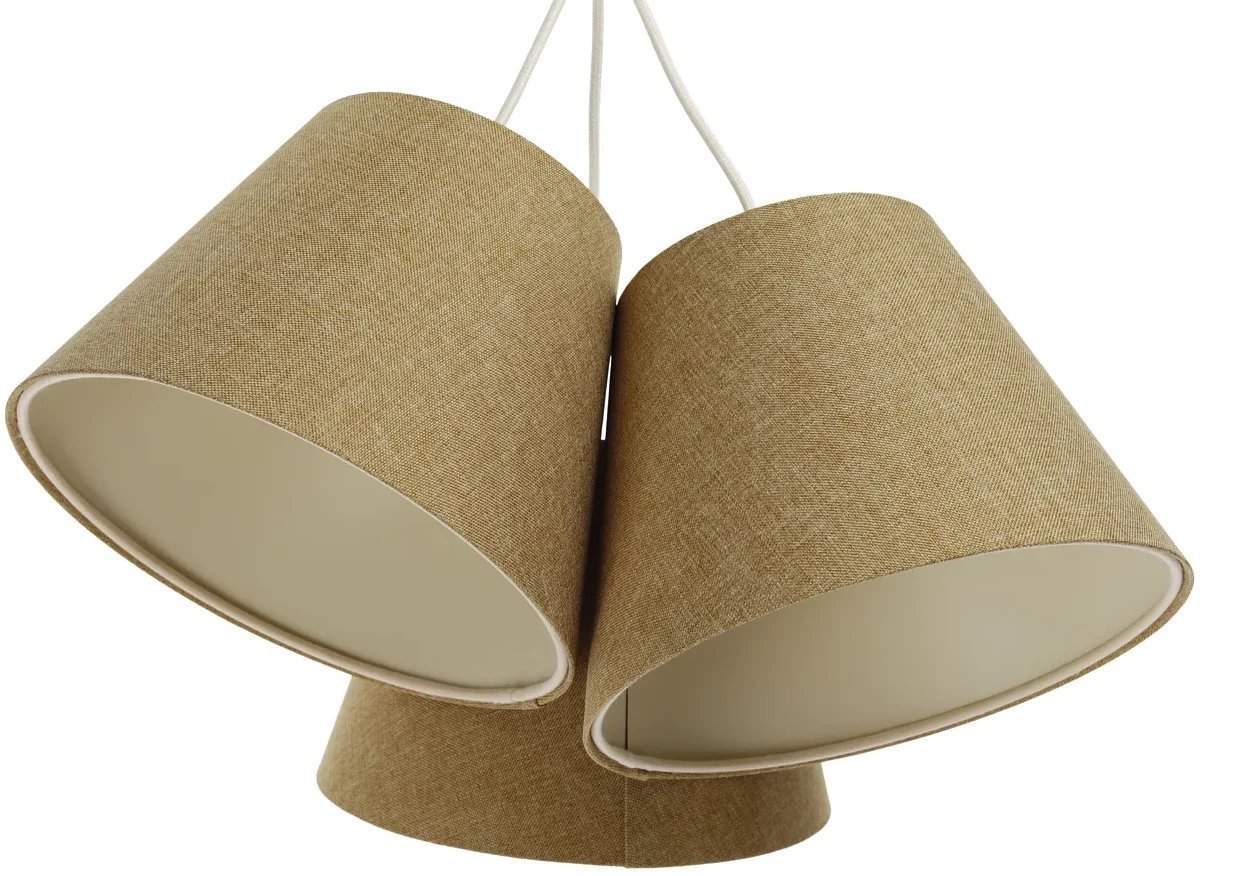 Lampa wisząca ENTURO TRIO żółta BPS KONCEPT