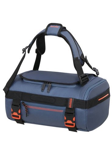 Torba plecak American Tourister Urban Track S Duffle Bag / Backpack - navy / orange