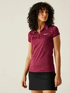 Koszulki sportowe damskie - Regatta Funkcyjna koszulka polo "Remex II" w kolorze czerwonym - miniaturka - grafika 1