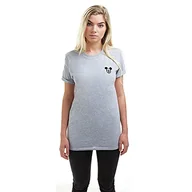 Koszulki i topy damskie - Disney damska koszulka z nadrukiem Mickey Face - miniaturka - grafika 1