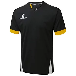 Surridge Sports Męska koszula treningowa Blade Czarny/bursztynowy/biały L - Koszule męskie - miniaturka - grafika 1