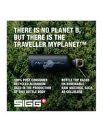 Akcesoria i części AGD - SIGG drinking bottle Traveler MyPlanet ''Direction Plain'' 1L Kolor: CZARNY - miniaturka - grafika 1
