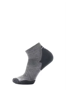 Skarpety biegowe Smartwool Run Targeted Cushion Ankle Socks - medium gray - Skarpetki i podkolanówki sportowe - miniaturka - grafika 1