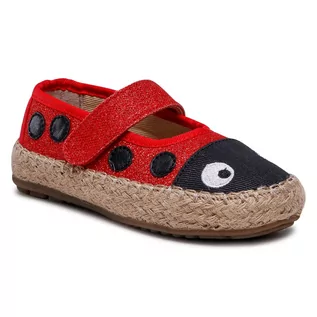 Espadryle damskie - Emu Australia Espadryle Ladybird Nest K12514 Red - grafika 1