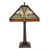 Lampy stojące - Clayre & Eef Lampa Stołowa Tiffany B 5LL-6078 - miniaturka - grafika 1