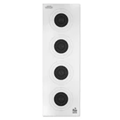 Tarcze i kulochwyty - Modestone - Wodoodporna tarcza strzelecka Snipers Target 4x - 600 x 200 mm - 10 szt. - T2060X4 - miniaturka - grafika 1