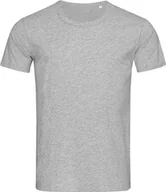 Koszulki męskie - Koszulka męska Stedman ST9000 Crew Neck Ben - Kolor: Szary wrzosowy - Rozmiar: S - miniaturka - grafika 1