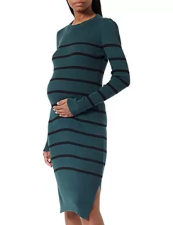 Sukienki ciążowe - Noppies Maternity damska sukienka Obion z długim rękawem, zielona gables-P982, M - grafika 1