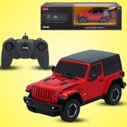 Zabawki zdalnie sterowane - Autko Zdalnie Sterowane R/C Jeep Wrangler Czerwony 1:24 - miniaturka - grafika 1