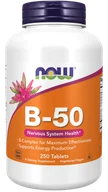 Witaminy i minerały - Now Foods NOW B-50 250tabs - miniaturka - grafika 1