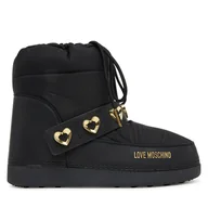Śniegowce damskie - Śniegowce LOVE MOSCHINO JA24182G0NISD00A Czarny - miniaturka - grafika 1