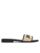 Klapki i japonki damskie - Just Cavalli Klapki 80RA3S80 ZSE60 Beżowy - miniaturka - grafika 1